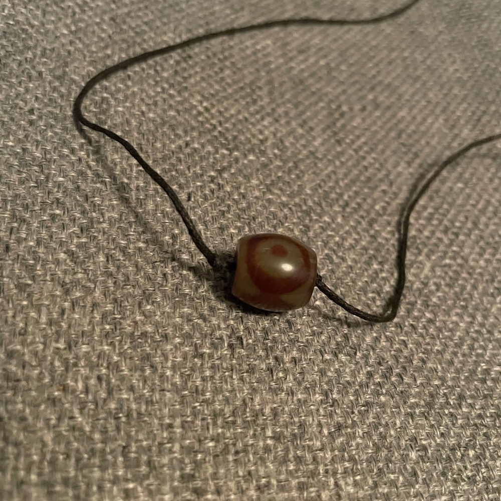 UNIQUE HANDMADE LARGE BEAD POLISHED NECKLACE